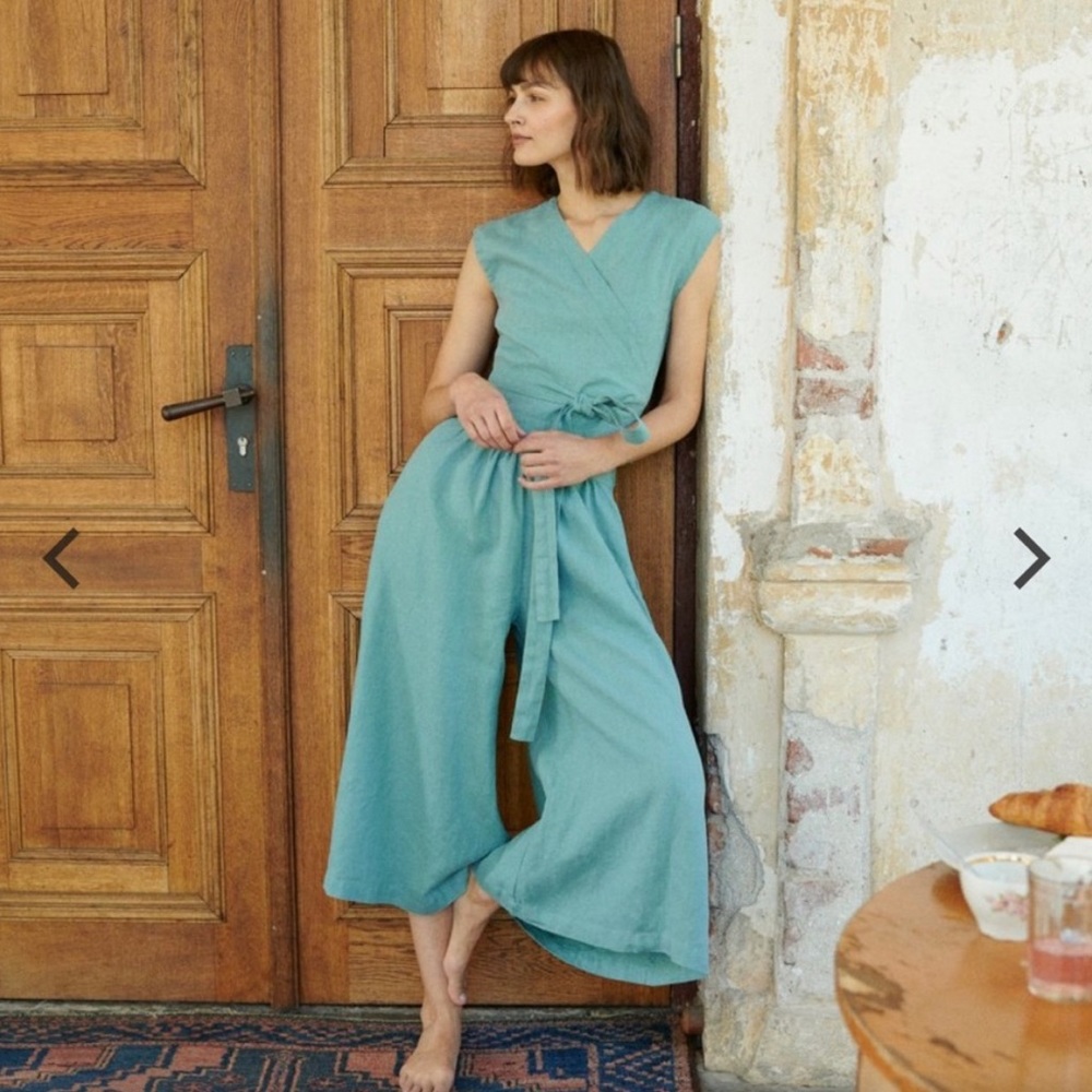 Linenfox Clementine Palazzo Pants S/M